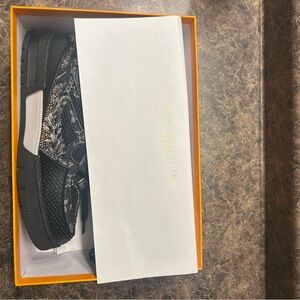 Louis Vuitton Black and White Sneakers